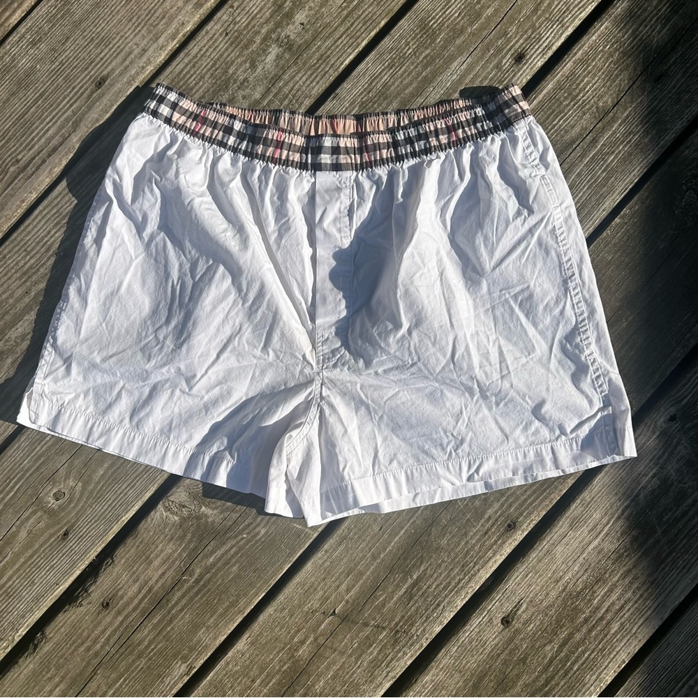 Burberry Men's Nova Check Boxer Briefs Shorts Size Large Button Up